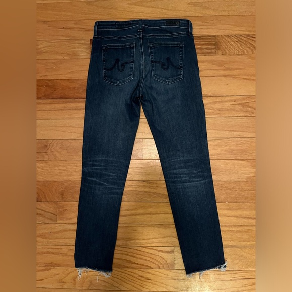 Womens AG Adriano Goldschmied Jeans 28R Prima Crop Cigarette Crop Stretch Denim - Picture 4 of 11